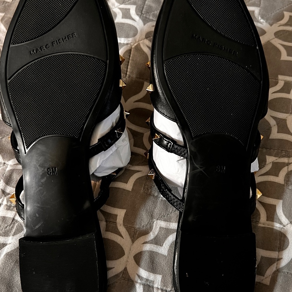 Marc Fisher Studs- Pointed-Toe Sandals. - image 2